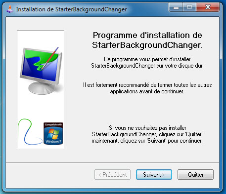 Como mudar plano de fundo Windows 7 Starter:Starter Background Changer