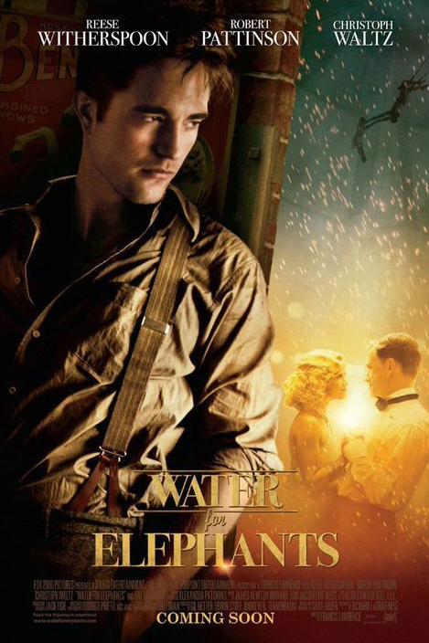 Filme Água para Elefantes – Resenha, Trailer, Fotos, Pattinson e Reese