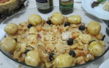 Bacalhau Assado com Batatas ao Murro