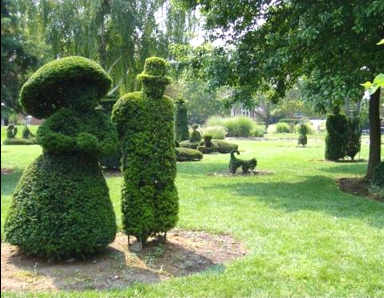 Jardins Japoneses – Esculturas de Grama que Imitam Cenas do Dia a dia