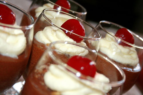 Mousse de Chocolate Delicioso, que pode ser Sorvete de Chocolate.