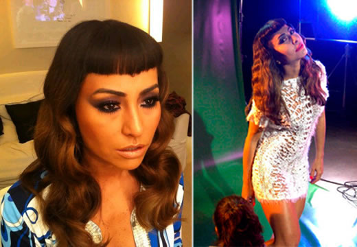 Sabrina Sato Surpreende com Franja no Meio da Testa – Estilo Pin Up