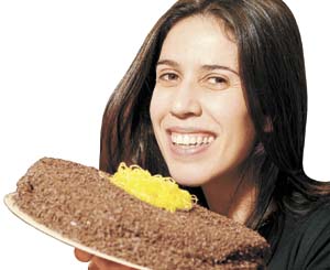 Maria Clara Gueiros de Insensato Coração Ensina Torta de Chocolate