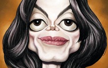 Caricaturas de Famosos como Michael Jackson, Angelina Jolie e mais