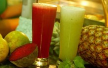 Receita de Suco Vitaminado de Laranja, Abacaxi e Beterraba