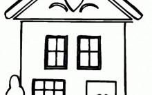 Desenhos para Colorir de Casas: Lindos Modelos para Imprimir e Pintar
