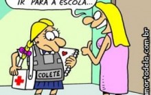 Melhores Charges sobre Violência e Criminalidade: Crítica Engraçada