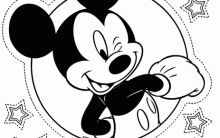 Melhores Desenhos para Colorir do Mickey Mouse Disney:  Imprima, Pinte
