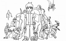 Desenhos para Colorir do Ben 10 – Melhores Imagens, Imprimir e Pintar