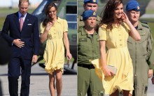 Kate Middleton Mostra Demais com Vestido Amarelo no Canadá, Fotos