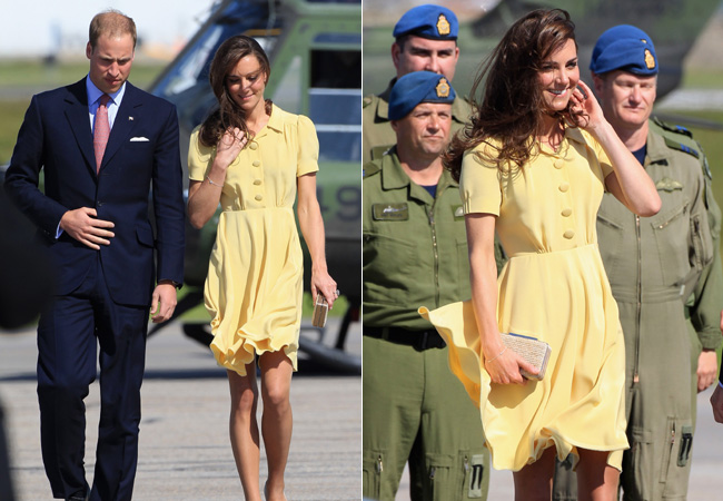 Kate Middleton Mostra Demais com Vestido Amarelo no Canadá, Fotos