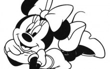 Desenhos para Colorir da Minnie Mouse: para Imprimir e Pintar