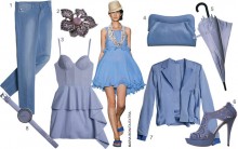 Moda Azul Verão 2012:Tons Azul Celeste e Royal Modelos Acessórios Dicas