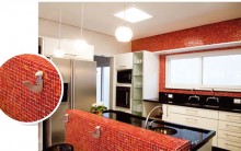 Pastilhas de Vidro na Decoração: Cozinha e Banheiro, Cores, Modelos