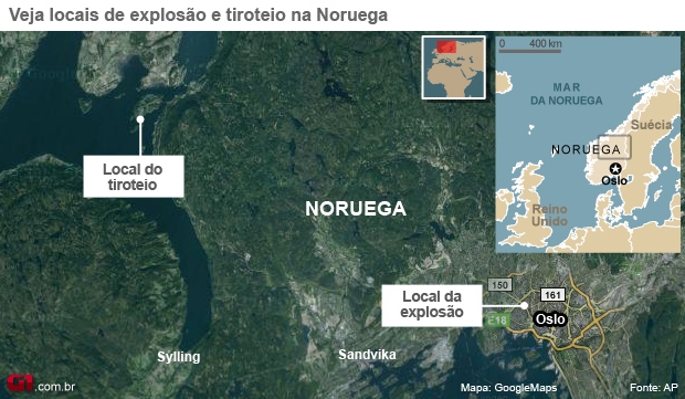 Atentado na Noruega Mata 87 : Bomba em Oslo e Atirador em Utoya, 22/07