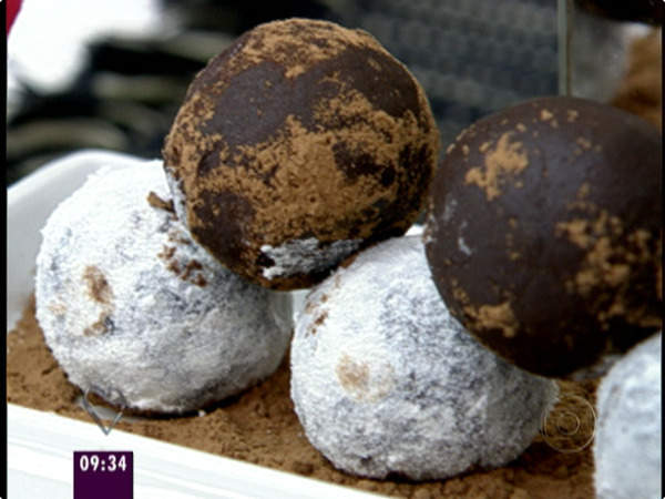 Bolinhas de Chocolate com Café da Ana Maria Braga Passo a Passo-Receita