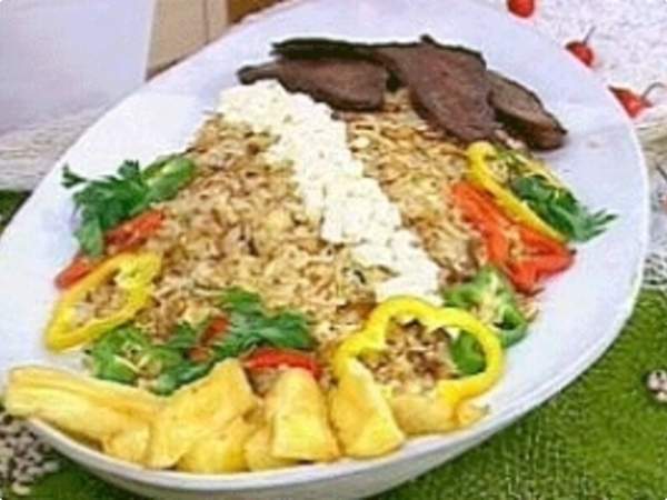 Receita Baião de Dois da Maria Cezaria de Cordel Encantado no Mais Você
