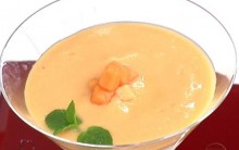Receita Creme de Chocolate e Calda de Mamão Papaia da Ana Maria Braga