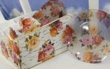 Decoupage – Video Passo a Passo em Chinelos e Caixas de MDF – Confira