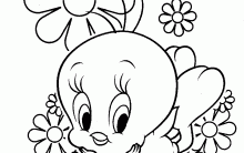 Desenhos para Colorir do Piu Piu: Lindas Imagens para Imprimir, Pintar