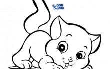Desenhos para Colorir de Gatos: Gatinhas e Felinos Imagens para Pintar