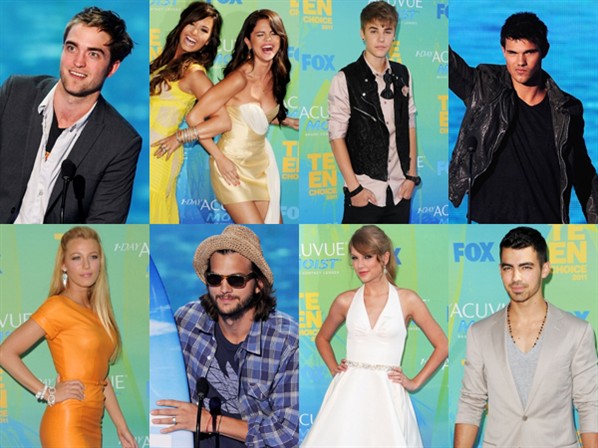 Teen Choice 2011: Lista de Atores, Atrizes, Cantores Ganhadores, Fotos