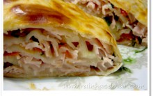 Receita de Torta de Palmito Tipo Rocambole Passo a Passo