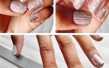 Unhas com Letras feita com Jornal: Como Fazer, Passo a passo e Video