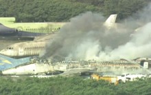 Avião Pega Fogo em Aeroporto de Guarulhos 20/09/11: Fotos do Incêndio