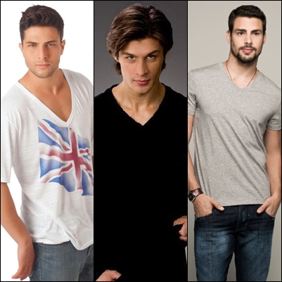 Como Usar Decote V, Verão 2012: Camisas e Camisetas para os Homens