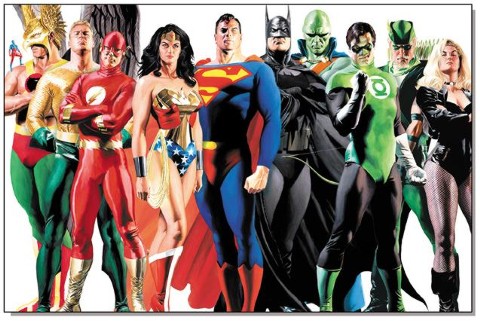 Desenhos para Colorir da “Liga da Justiça”: Personagens para Pintar