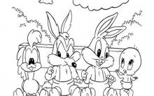 Desenhos para Colorir Looney Tunes Baby: Imagens Fofas, Bebês Pintar