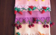 Gráficos de Bicos de Crochê para GuardanaposToalhas de Banho e Mesa