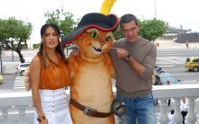 Antonio Banderas e Salma Hayek Lançam “Gato de botas” no Rio -18/11/11
