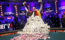 Alemão Ganha US$ 8,7 Milhões Num Concurso de Pôquer em Las Vegas- Foto