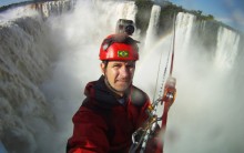 Alpinista faz Tirolesa sobre as Cataratas do Iguaçu, Vote Cataratas