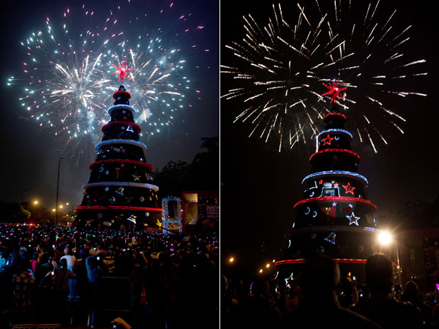 Fotos Árvore de Natal do Ibirapuera- Inaugurada em São Paulo- 04/12/11