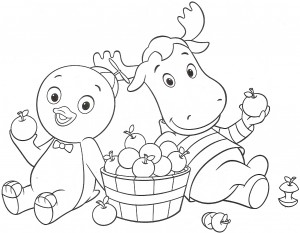 Desenhos para Colorir dos Backyardigans: Imagens Online para Imprimir