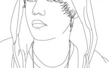 Desenhos para Colorir Justin Bieber: Imagens para Imprimir e Pintar