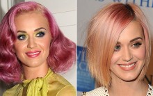 Katy Perry de Cabelo Chanel: Cantora Corta o Cabelo, Muda Cor dos Fios