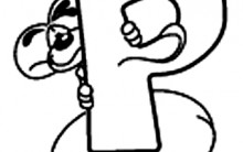 Desenhos para Colorir Letras do Alfabeto de P a Z: Imprimir e Pintar
