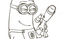 Desenhos para Colorir Filme Meu Malvado Favorito Para Imprimir, Pintar