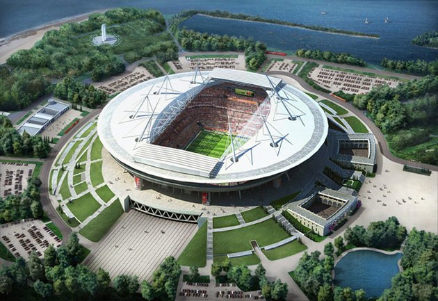 Estádios da Copa de 2018 na Rússia: Imagens dos Projetos, Sede Futebol