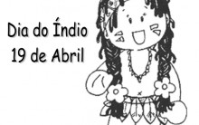 Desenhos para Colorir do Dia do Índio: Imagens Online para Pintar