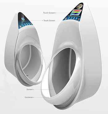 e-Urinal: Mitório com Display Mede Níveis de Açúcar na Urina, Foto
