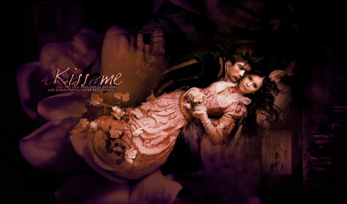 Pôsters de Damon Salvatore e Elena: Fotos Casal Romance para Imprimir