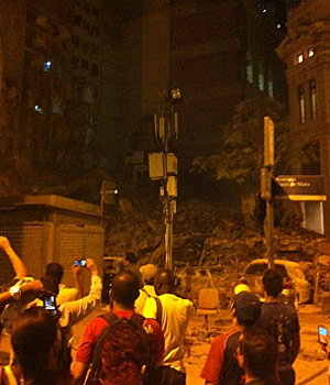 Três Prédios Caem no Centro do Rio: 25/01/12, Últimas Notícias e Fotos