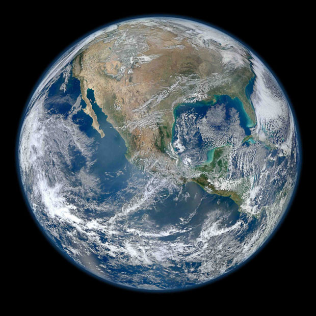 Foto da Terra feita pela Nasa em Alta Definição, 25/01/2012- Apollo 17