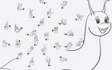 Símbolos, Palavras Cruzadas, Papeis de Carta, Desenhos para Colorir em Libras