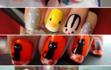 Nail Art de Animais: Fotos de Unhas com Desenhos de Vaca, Onça, Girafa